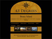 Tablet Screenshot of 43degrees.com.au